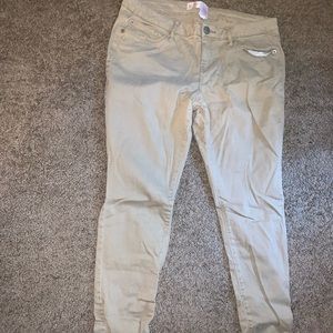Khaki Skinny Jeans